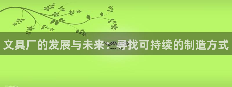 卧龙娱乐总管是谁呀：文具厂的发展与未来：