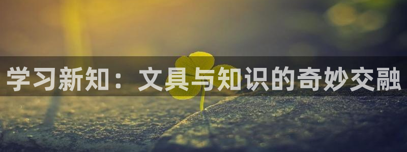 卧龙娱乐注册账号：学习新知：文具与知识的