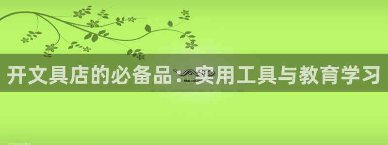 卧龙公园的娱乐项目：开文具店的必备品：实