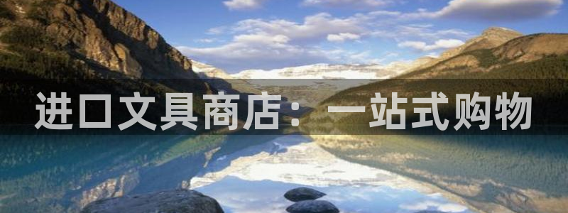 卧龙2神机娱乐代理：进口文具商店：一站式